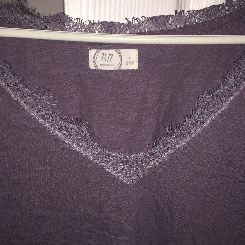 Purple shirt
